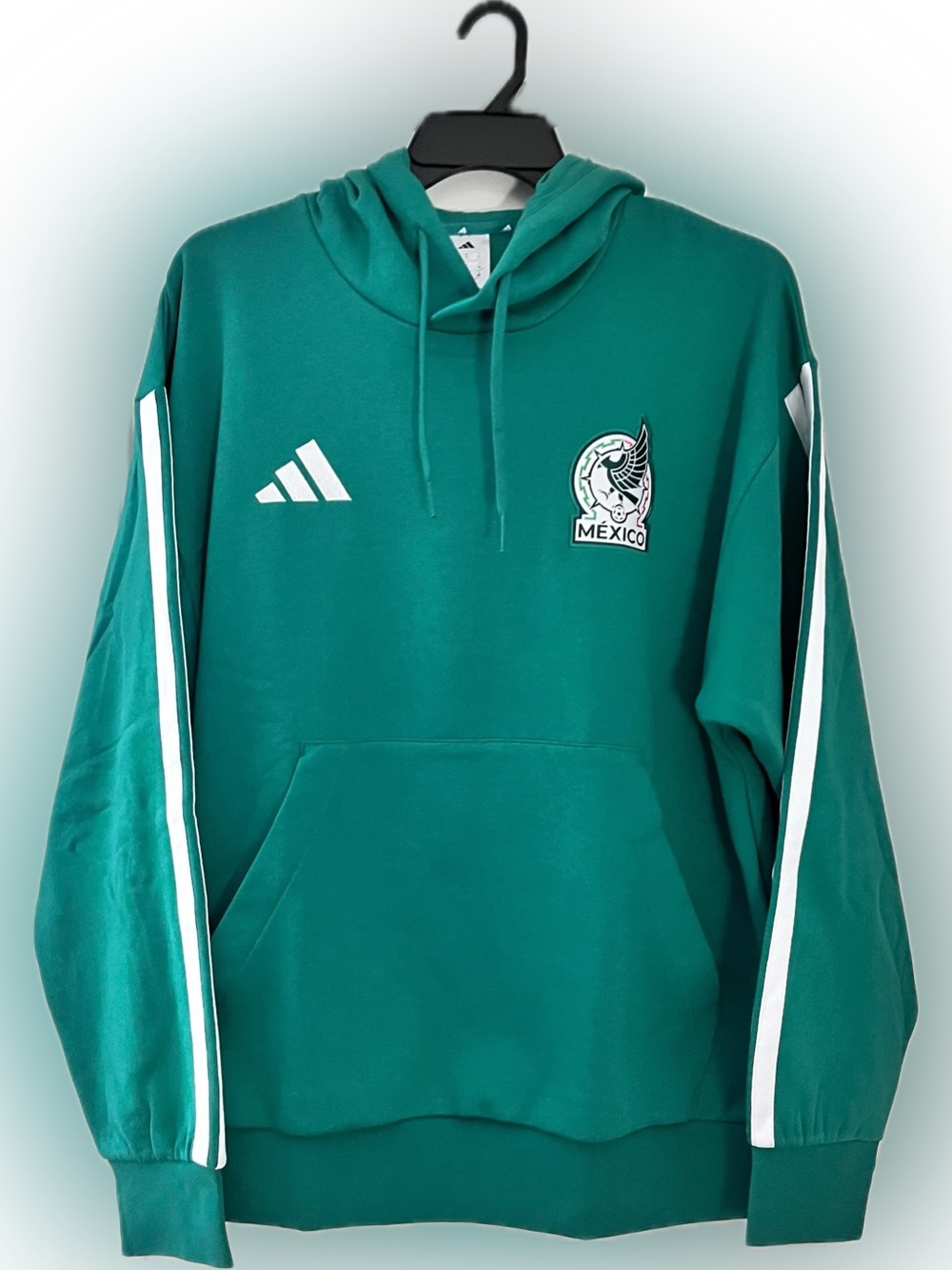 adidas Teal Green Mexico Pullover Hoodie - Men